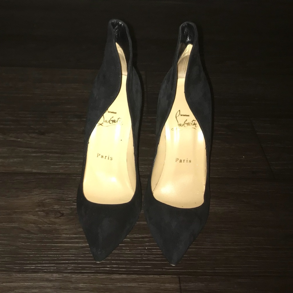 Christian Louboutin wingback heels